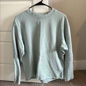 lululemon athletica Light Green Crewneck Sweater